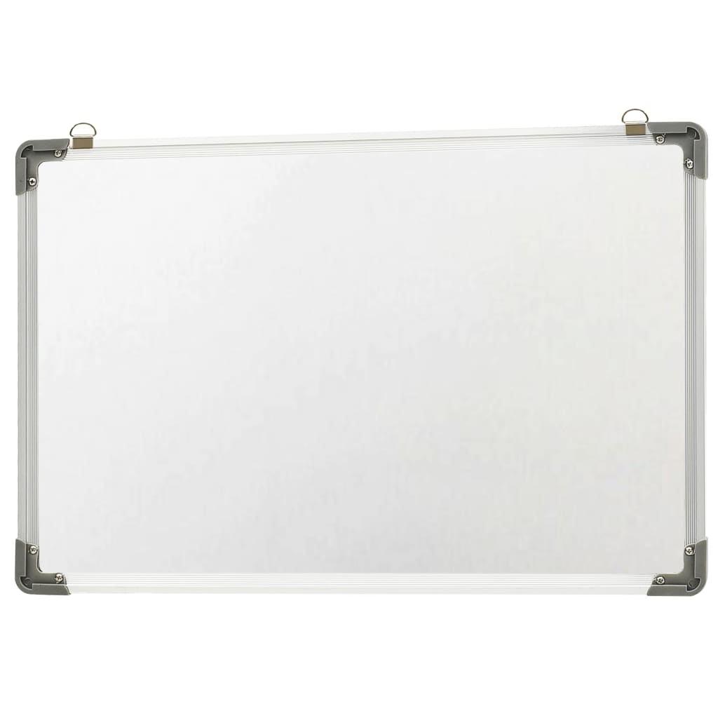 vidaXL Magnetic Dry-erase Whiteboard White 50x35 cm Steel