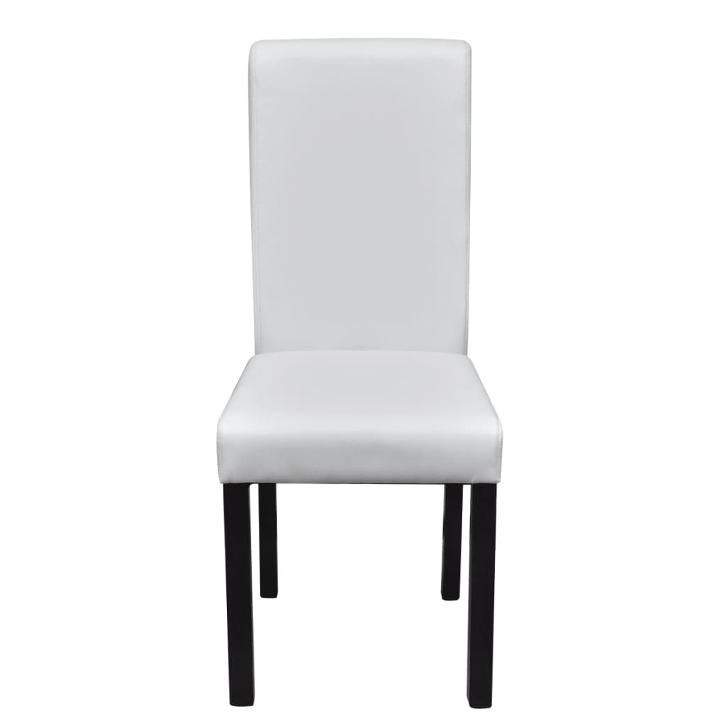 white parsons chair