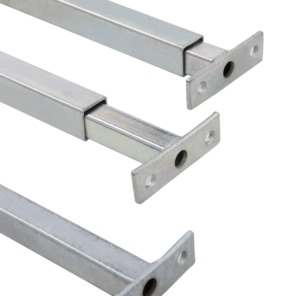 vidaXL Adjustable Security Window Bars 3 pcs 710-1200 mm