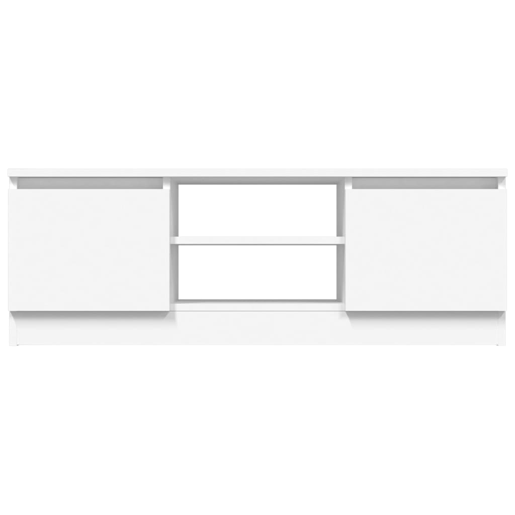 vidaXL TV Cabinet with Door White 102x30x36 cm