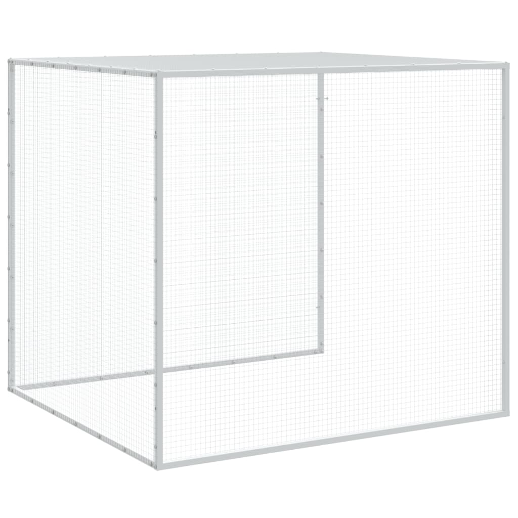 vidaXL Chicken Cage with Roof Anthracite 803x98x90 cm Galvanised Steel