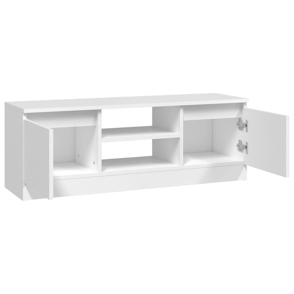 vidaXL TV Cabinet with Door White 102x30x36 cm