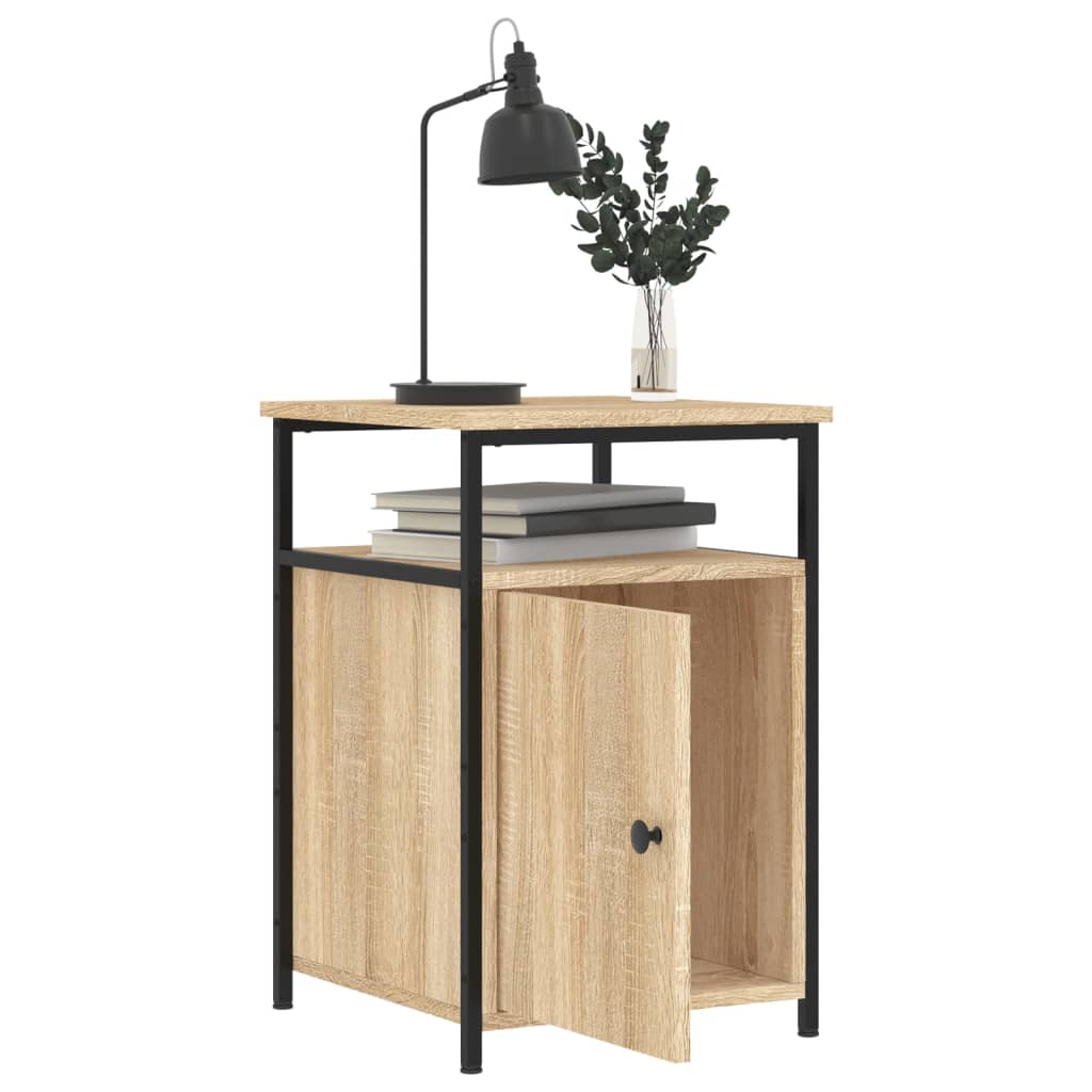 vidaXL Bedside Cabinets 2 pcs Sonoma Oak 40x42x60 cm Engineered Wood