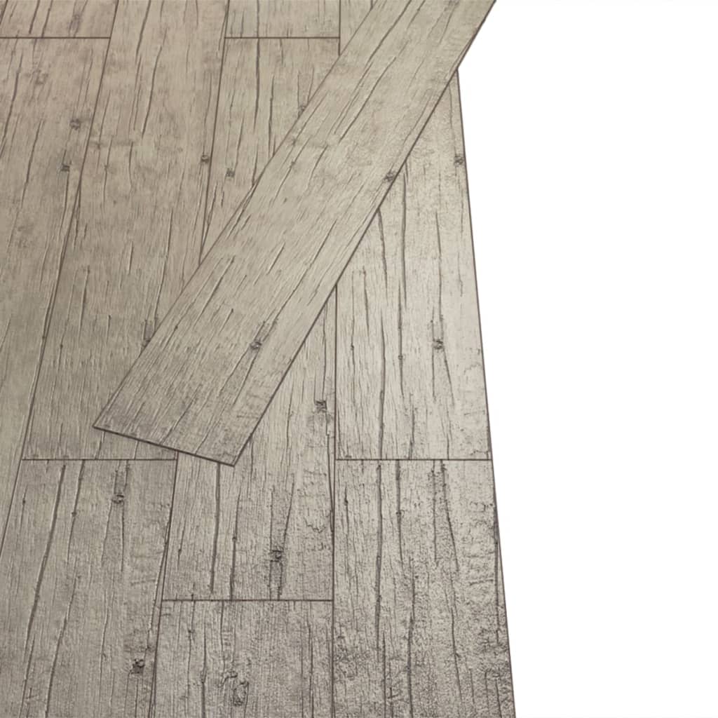 vidaXL Self-adhesive PVC Flooring Planks 2.51 m² 2 mm Oak Washed