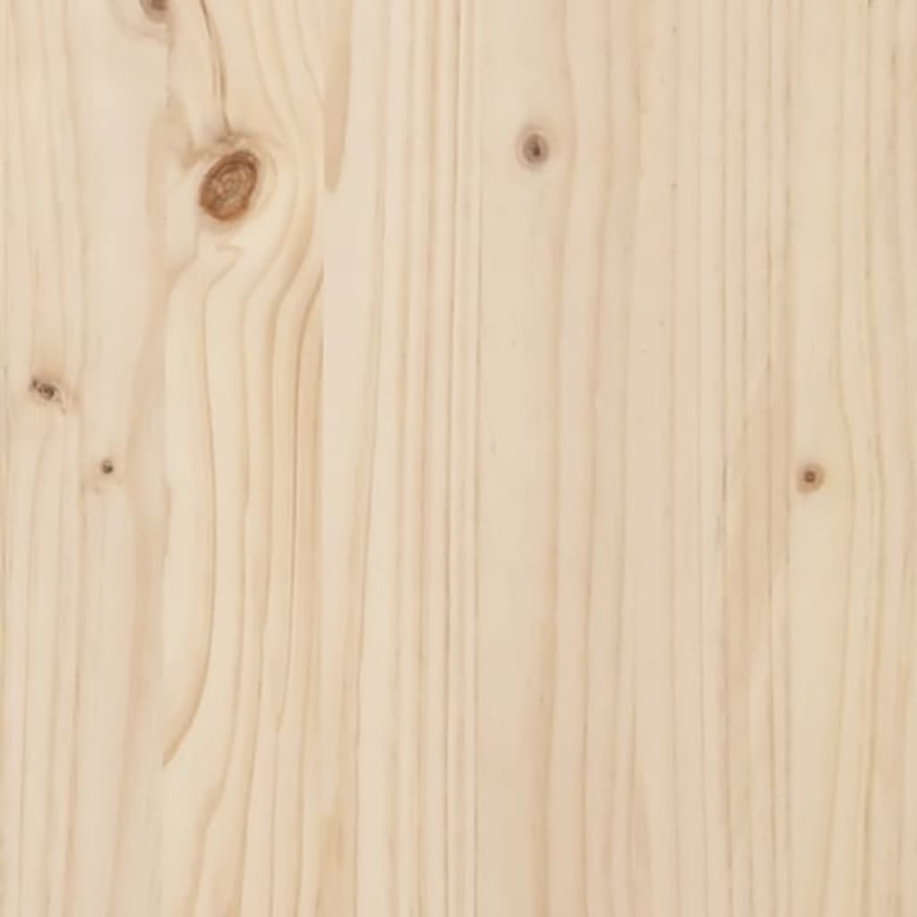 vidaXL Monitor Stand 100x27x10 cm Solid Wood Pine