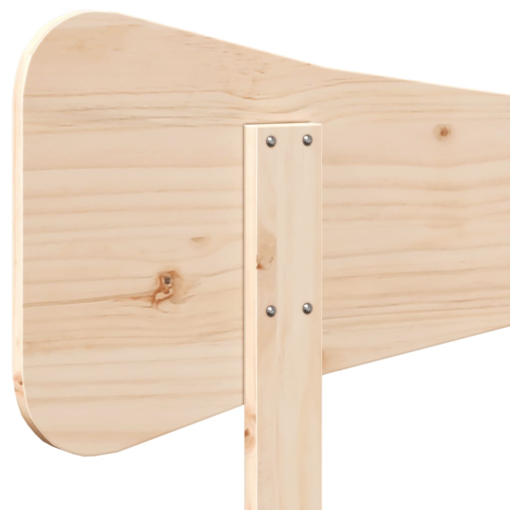 vidaXL Headboard 135 cm Solid Wood Pine
