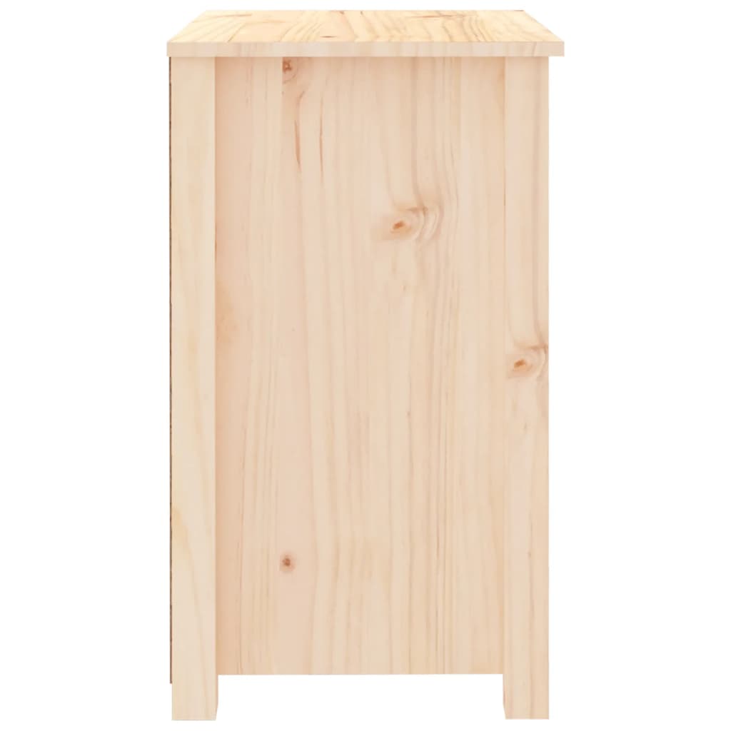 vidaXL Bedside Cabinet 50x35x61.5 cm Solid Wood Pine