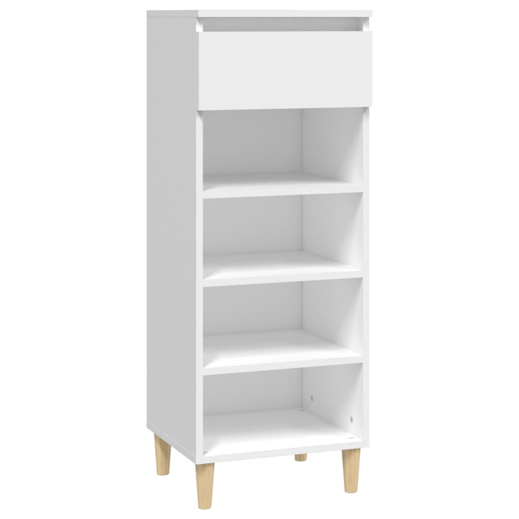 vidaXL Shoe Cabinet White 40x36x105 cm Engineered Wood