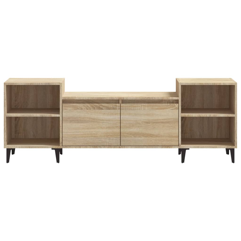 vidaXL TV Cabinet Sonoma Oak 160x35x55 cm Engineered Wood