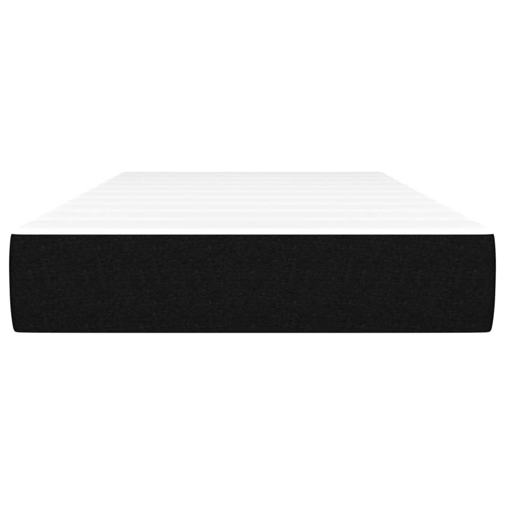 vidaXL Pocket Spring Bed Mattress Black 106x203x20 cm King Single Size Fabric