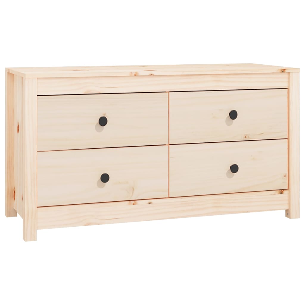 vidaXL Side Cabinet 100x40x54 cm Solid Wood Pine