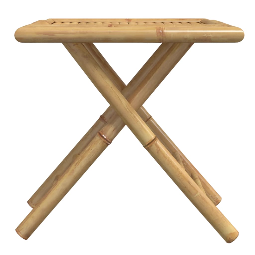 vidaXL Folding Garden Table 45x45x45 cm Bamboo