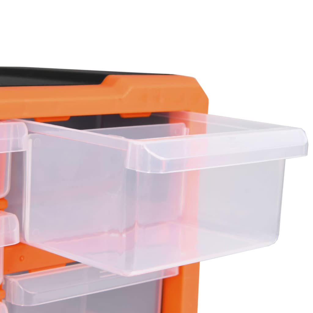 vidaXL Multi-drawer Organiser with 39 Drawers 38x16x47 cm