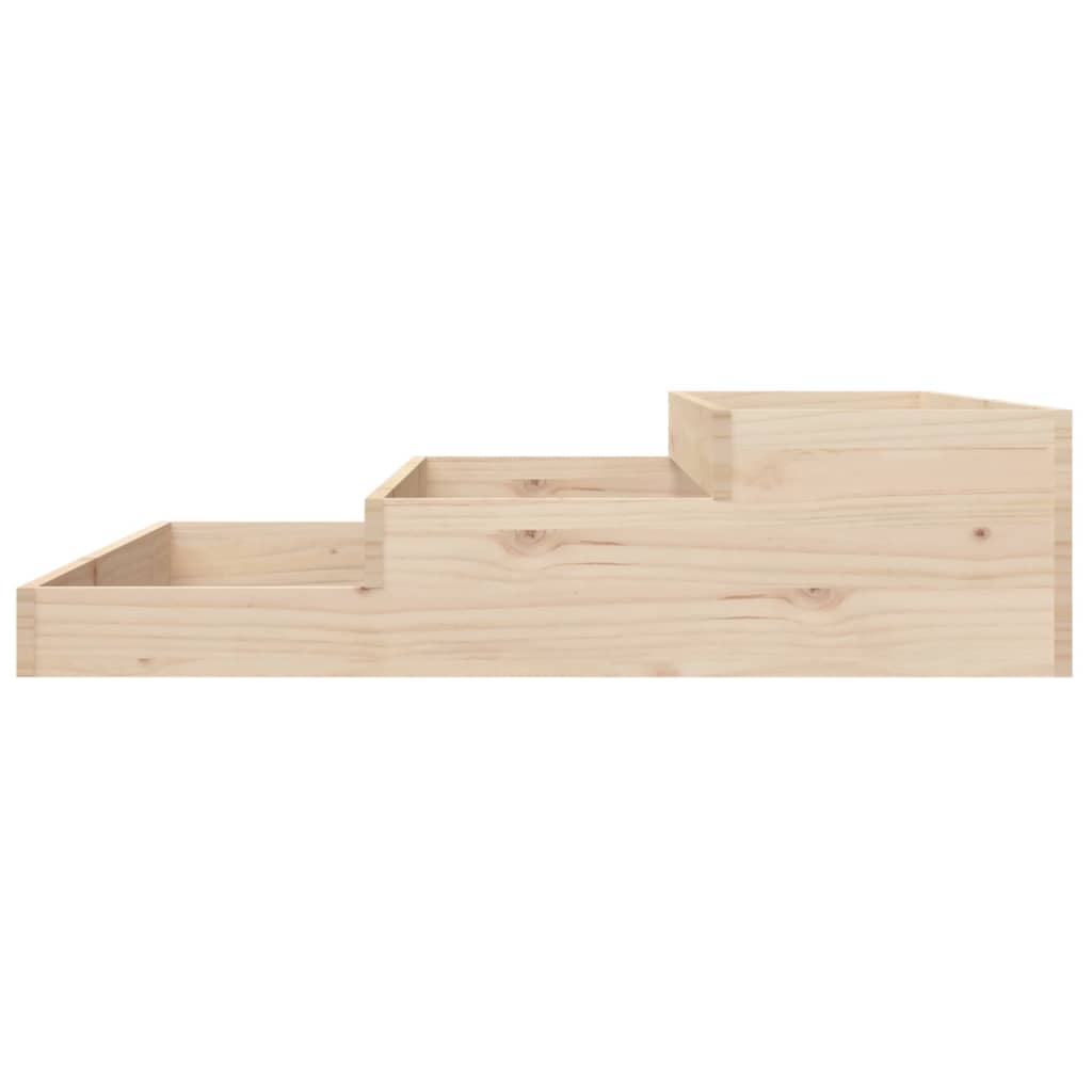 vidaXL Planter 107x107x27 cm Solid Wood Pine