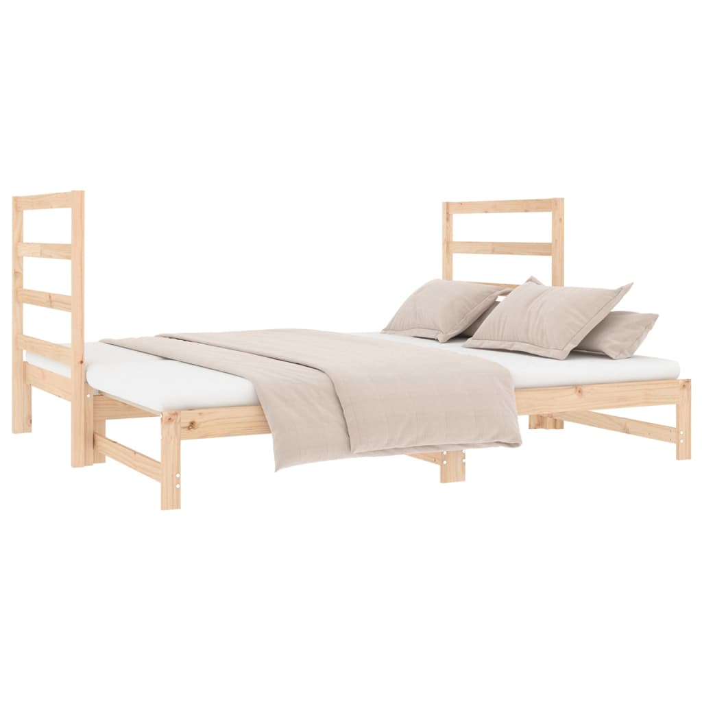 vidaXL Pull-out Day Bed without Mattress 2x(90x190) cm