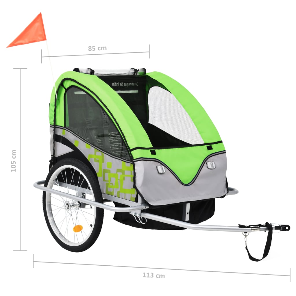 bike trailer that turns into a stroller