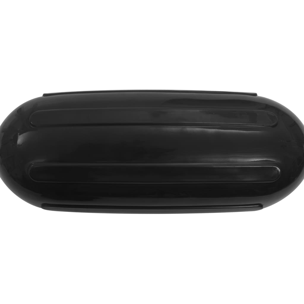 vidaXL Boat Fenders 4 pcs Black 51x14 cm PVC