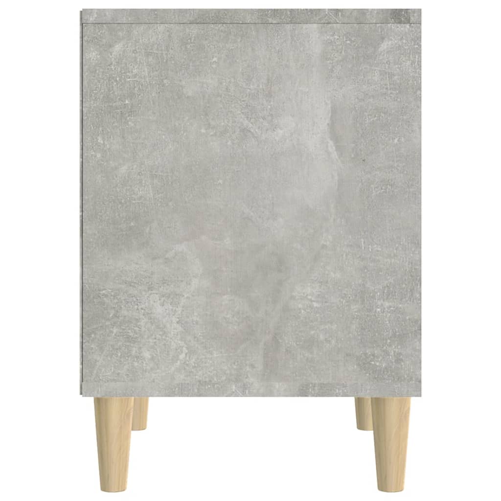 vidaXL Bedside Cabinet Concrete Grey 40x35x50 cm