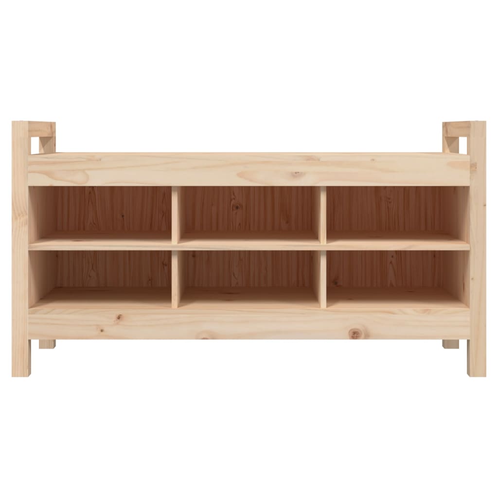 vidaXL Hall Bench 110x40x60 cm Solid Wood Pine