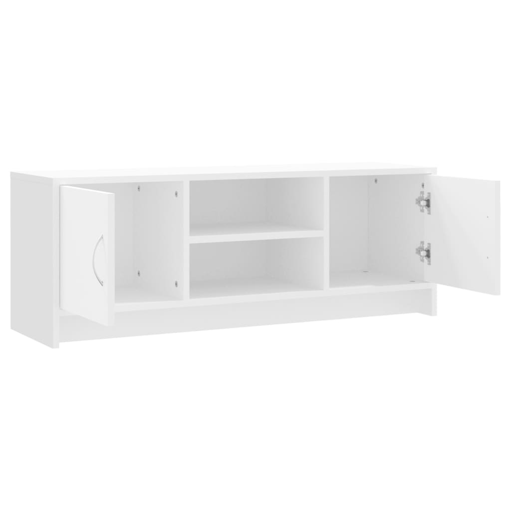 vidaXL TV Cabinet White 102x30x37.5 cm Engineered Wood