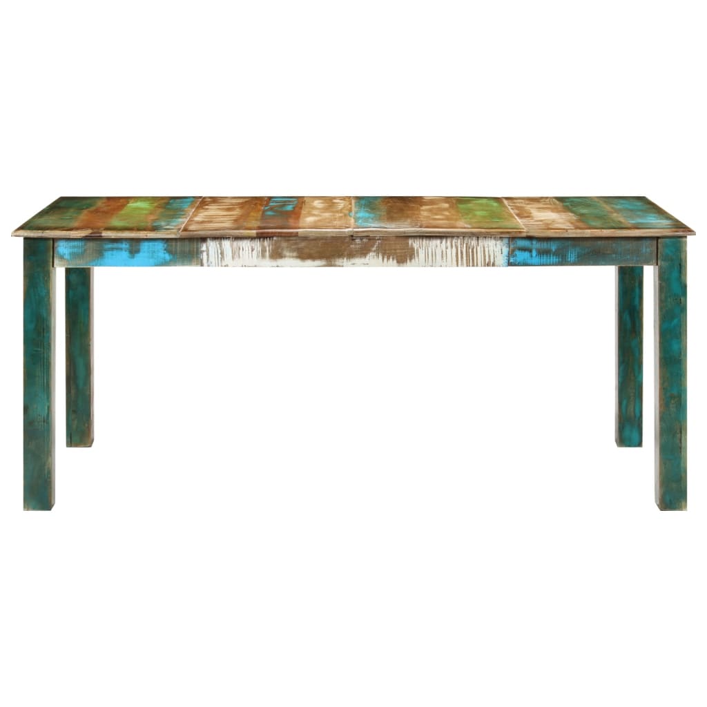 vidaXL Dining Table 180x90x76 cm Solid Wood Reclaimed