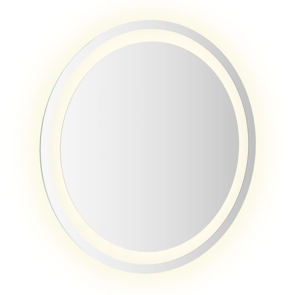 vidaXL LED Bathroom Mirror 50 cm Round