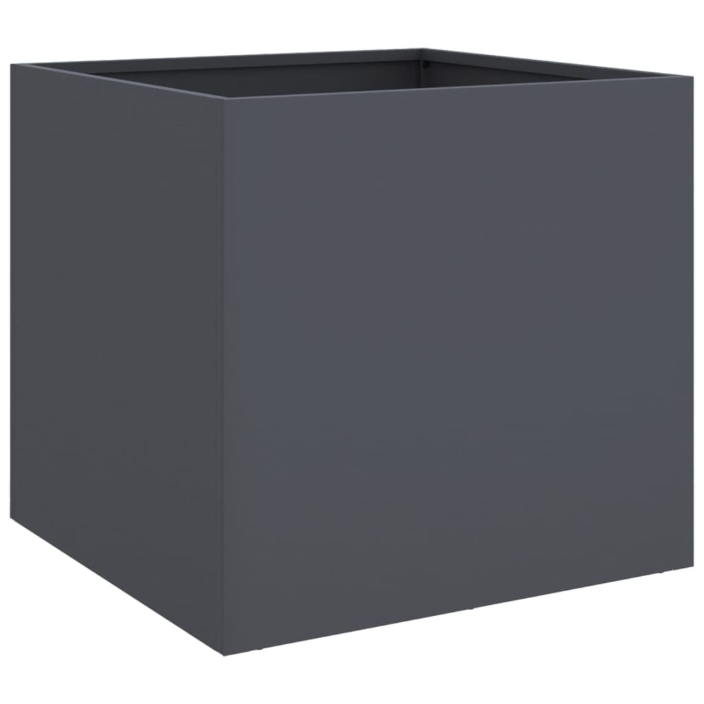 vidaXL Planter Anthracite 49x47x46 cm Steel