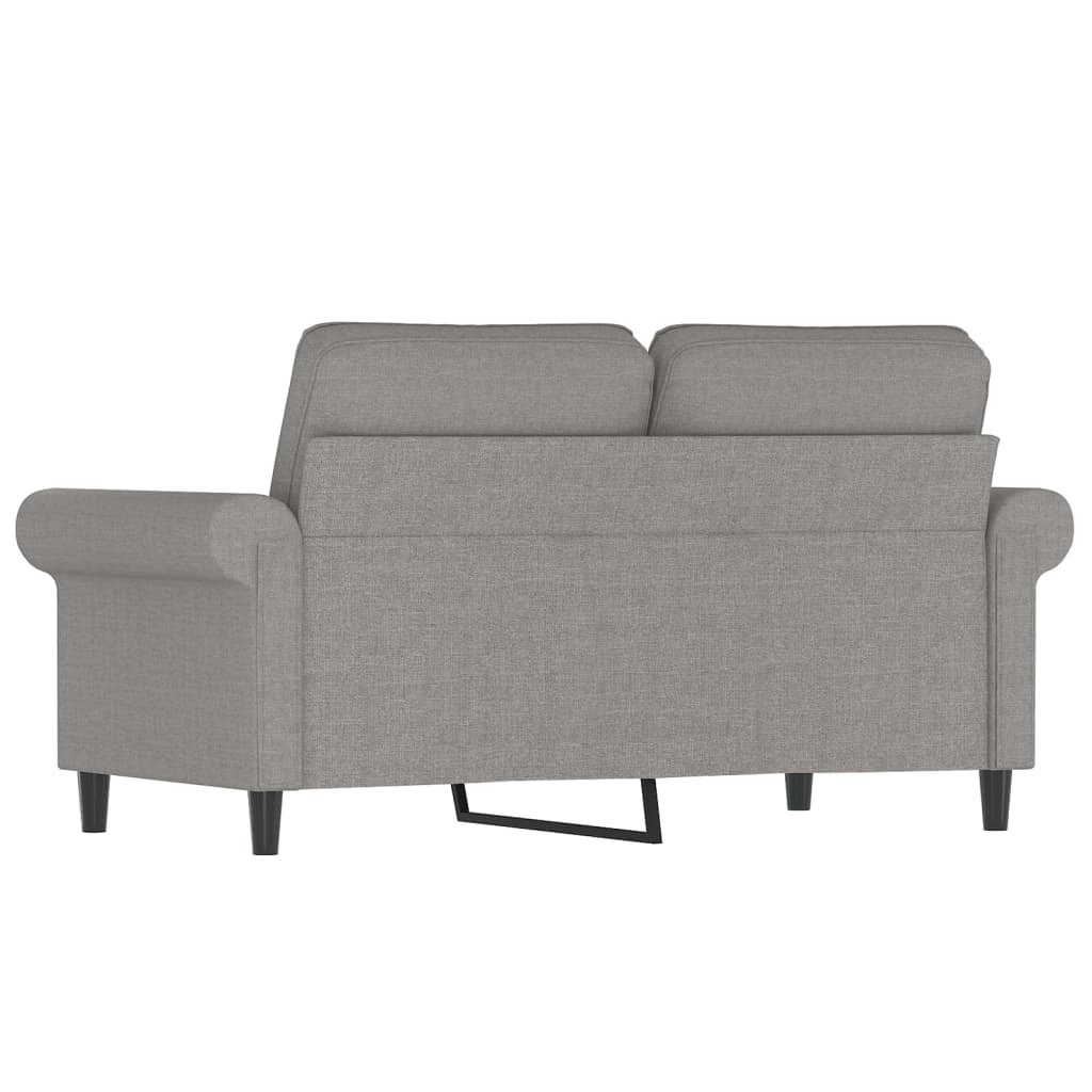 vidaXL 2-Seater Sofa Light Grey 120 cm Fabric