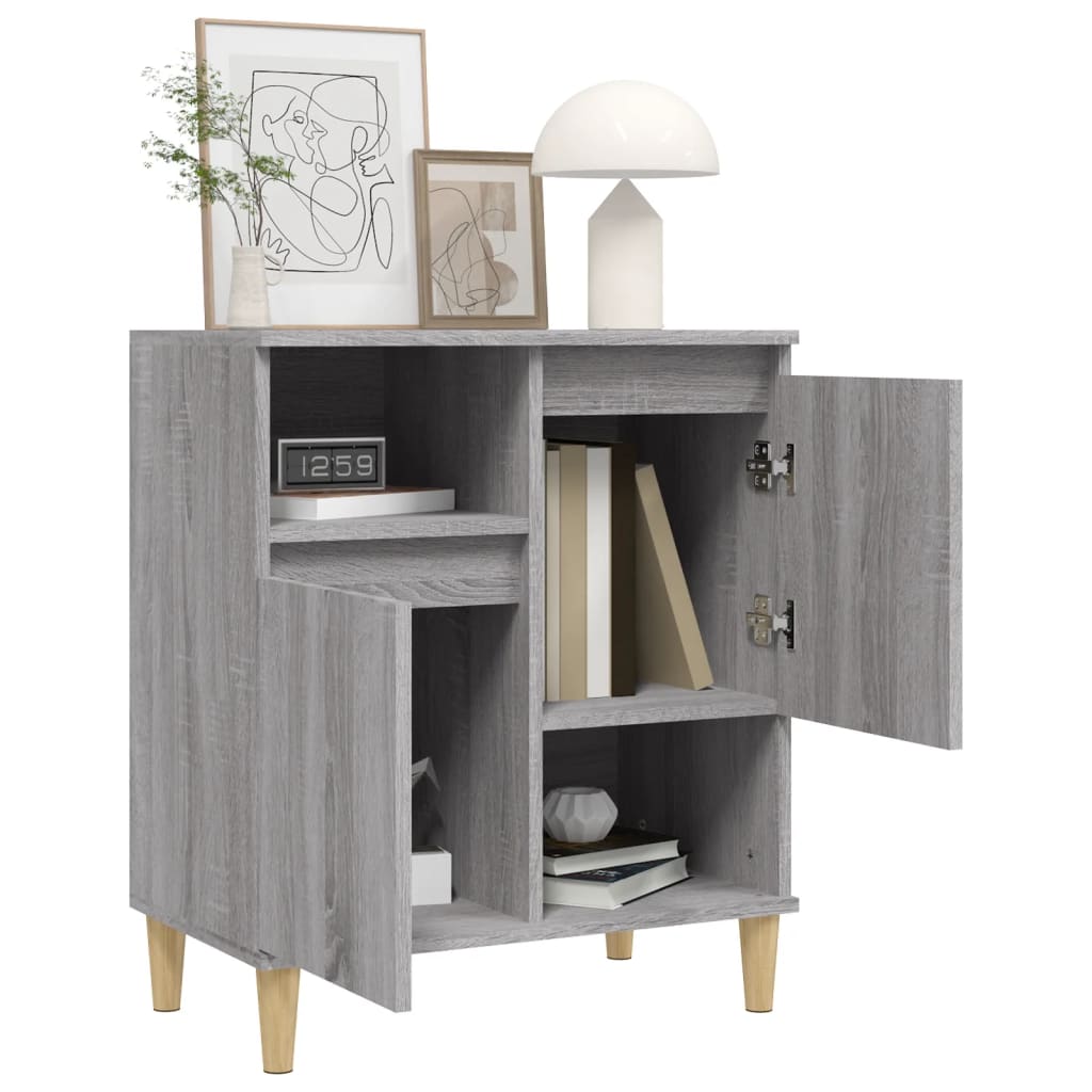 vidaXL Sideboard Grey Sonoma 60x35x70 cm Engineered Wood