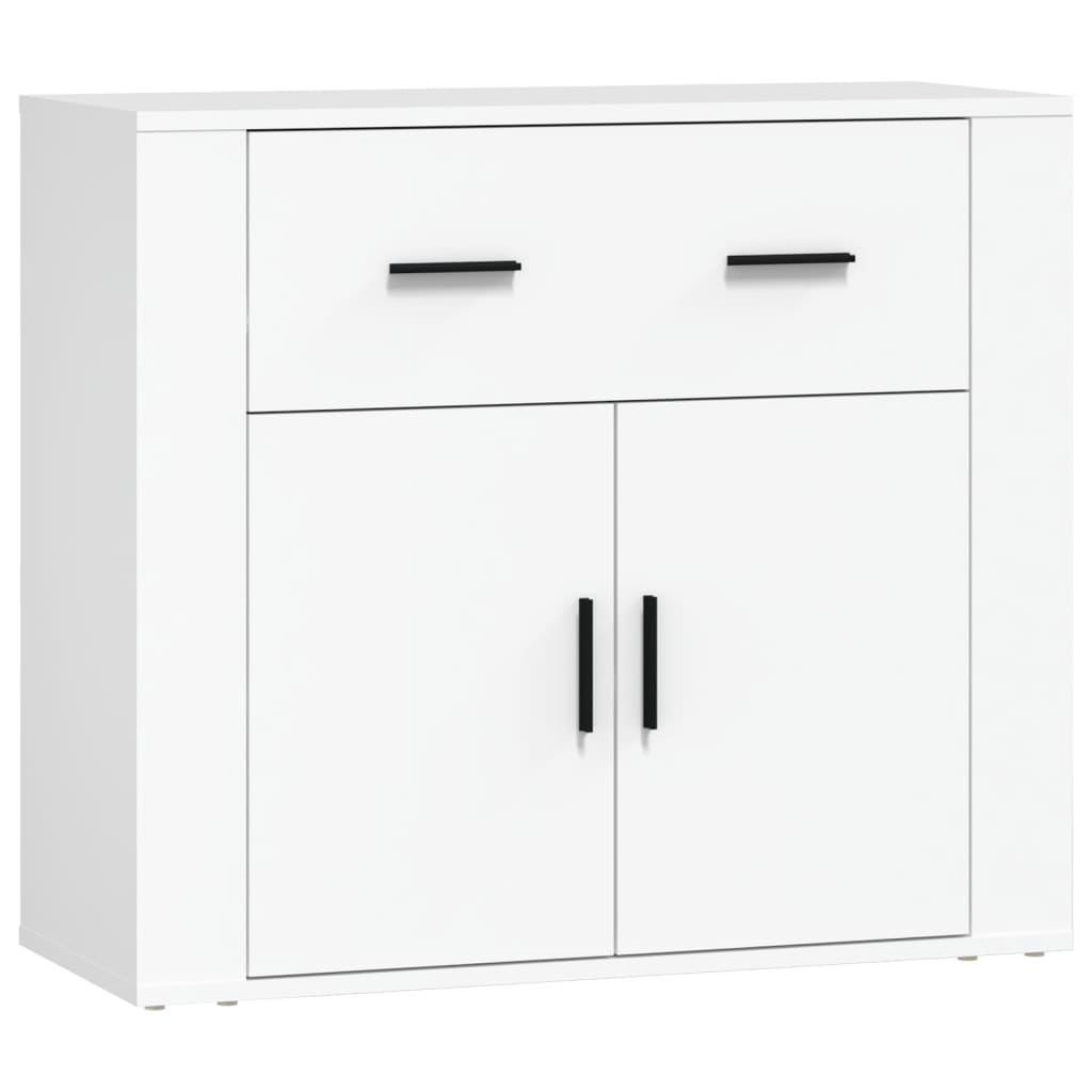 vidaXL Sideboard White 80x33x70 cm Engineered Wood