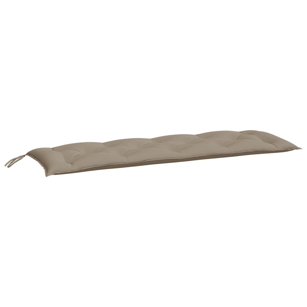 vidaXL Garden Bench Cushion Taupe 150x50x7 cm Oxford Fabric