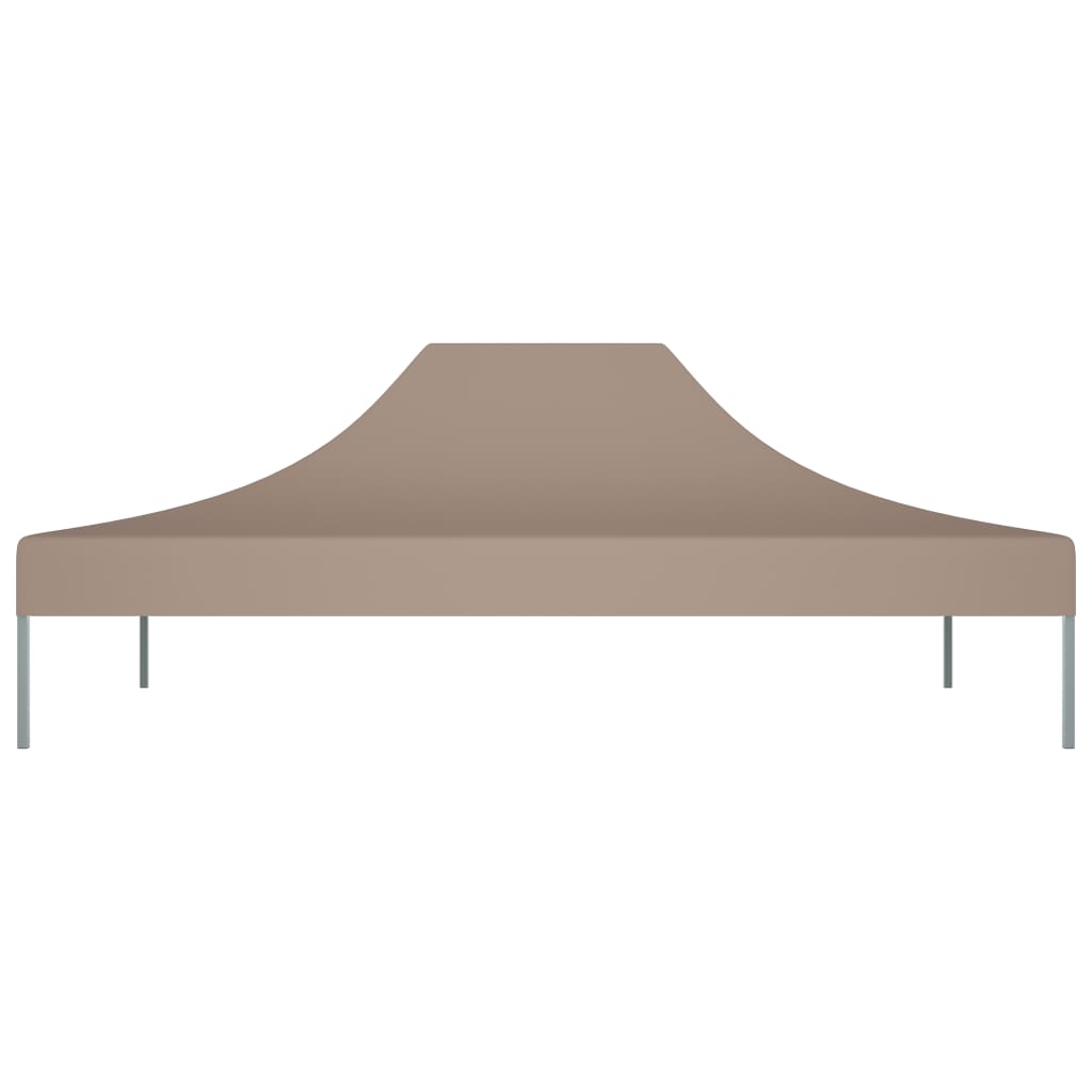 vidaXL Party Tent Roof 4.5x3 m Taupe 270 g/m²