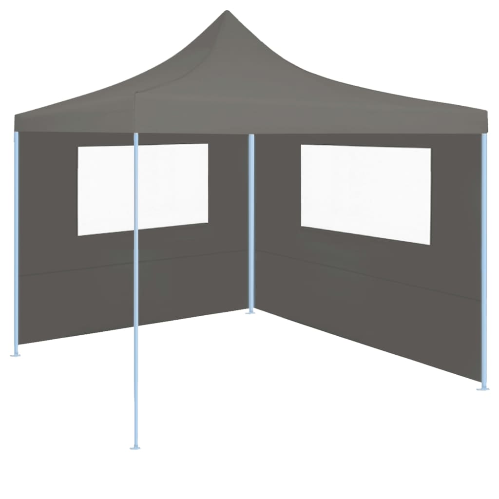 vidaXL Gazebo Sidewall with Windows 4x2 m Anthracite