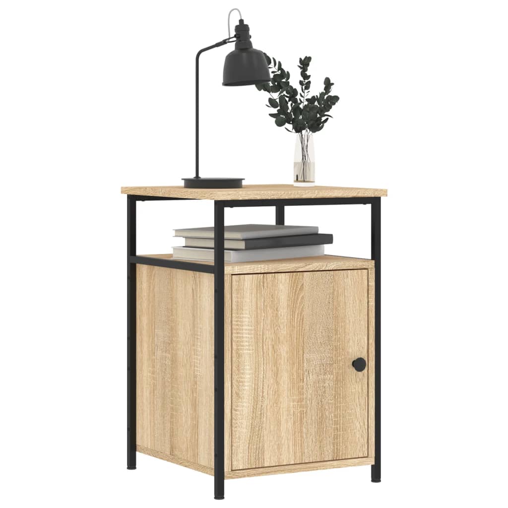 vidaXL Bedside Cabinets 2 pcs Sonoma Oak 40x42x60 cm Engineered Wood