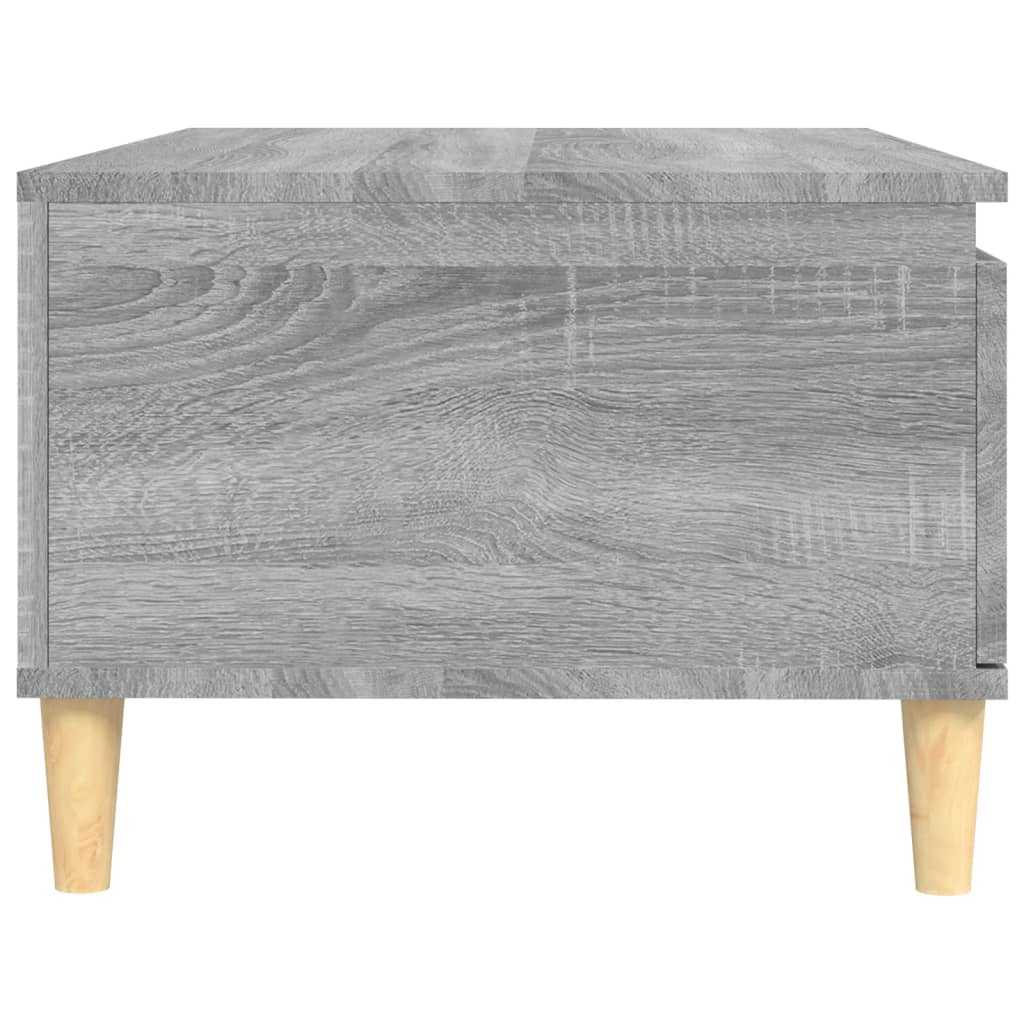 vidaXL Coffee Table Grey Sonoma 90x50x36.5 cm Engineered Wood