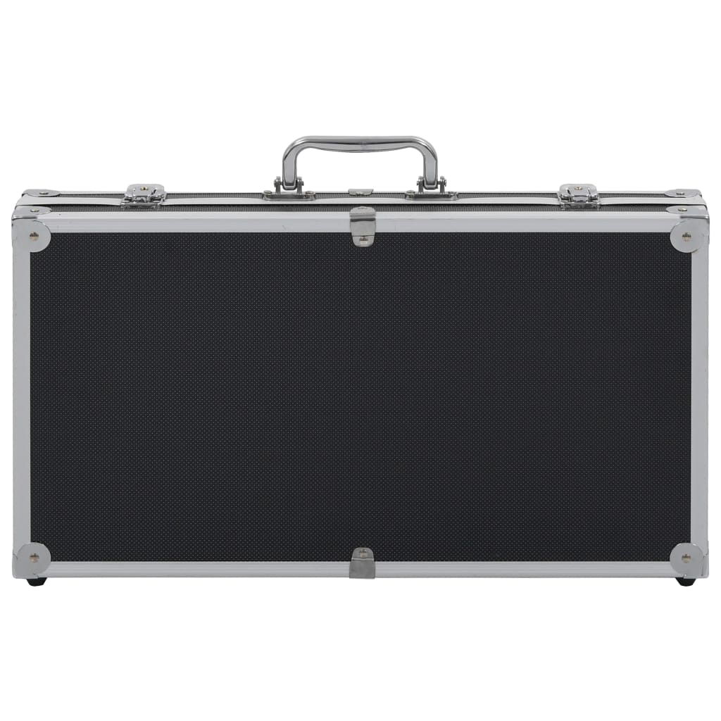 vidaXL Gun Case Aluminium ABS Black