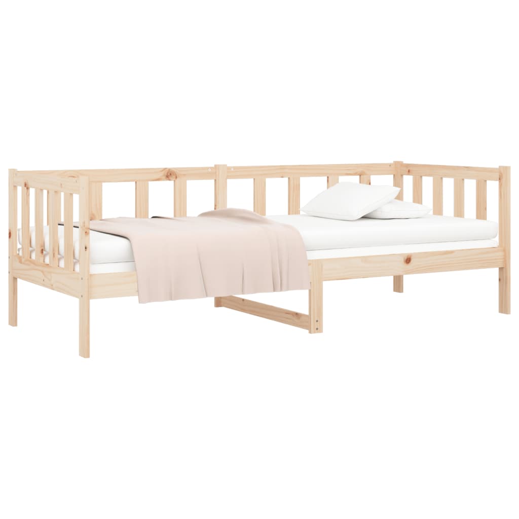 vidaXL Day Bed without Mattress 90x190 cm Single Solid Wood Pine