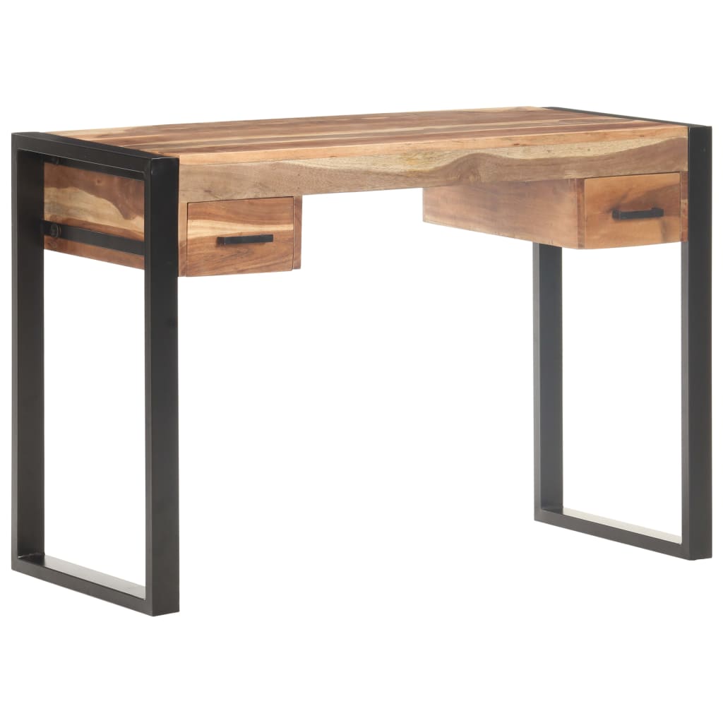 vidaXL Desk 110x50x76 cm Solid Wood