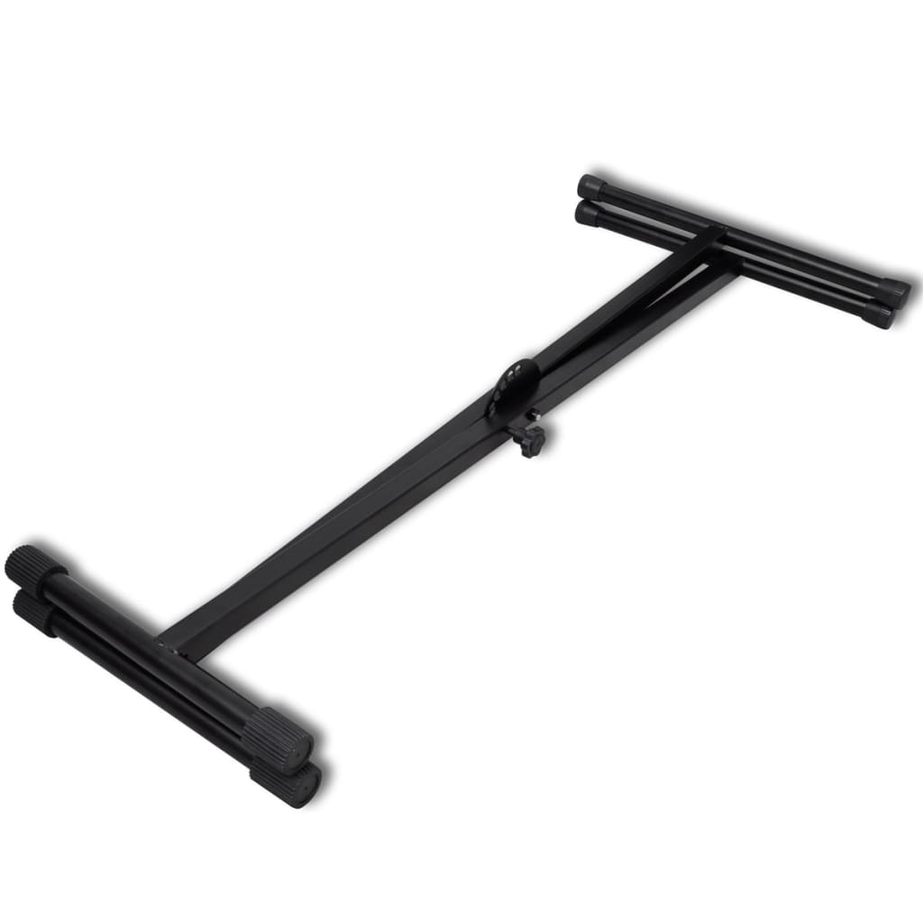 Adjustable Single Braced Keyboard Stand X-Frame