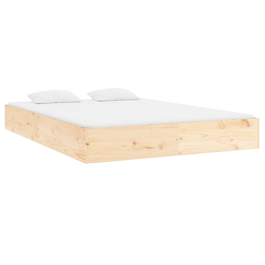 vidaXL Bed Frame without Mattress Solid Wood 180x200 cm Super King Size