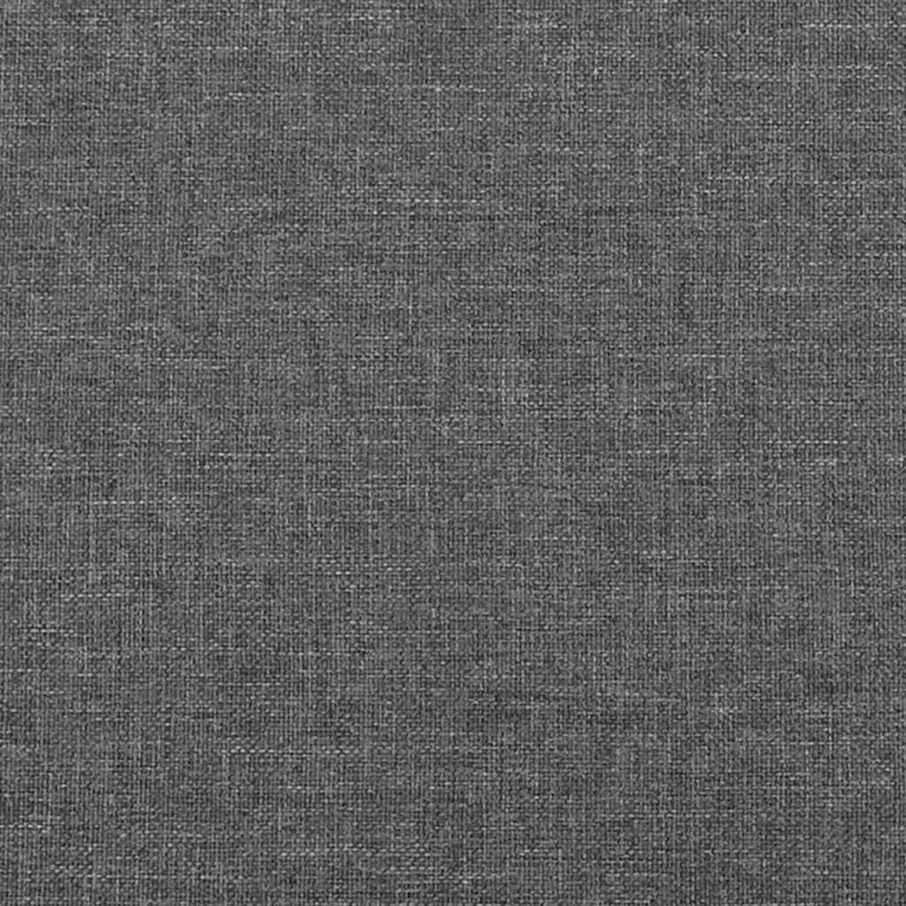 vidaXL Headboard Dark Grey 100 cm Fabric