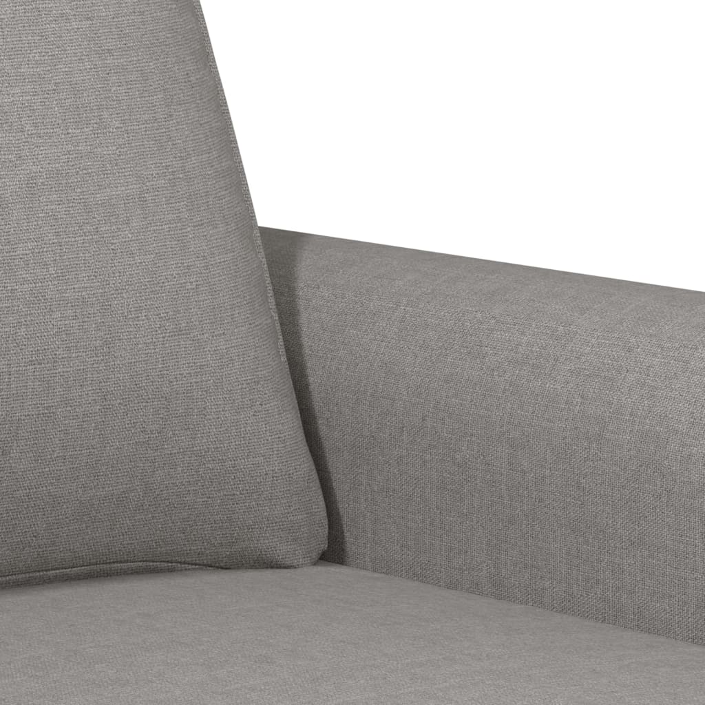 vidaXL 2-Seater Sofa Light Grey 120 cm Fabric