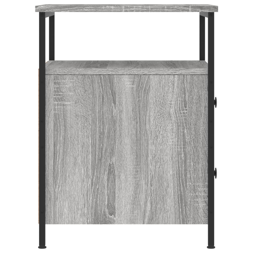 vidaXL Bedside Cabinets 2 pcs Grey Sonoma 44x45x60 cm Engineered Wood