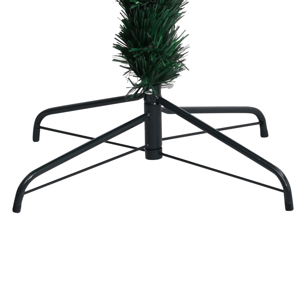 vidaXL Artificial Christmas Tree with Stand Green 150 cm Fibre Optic