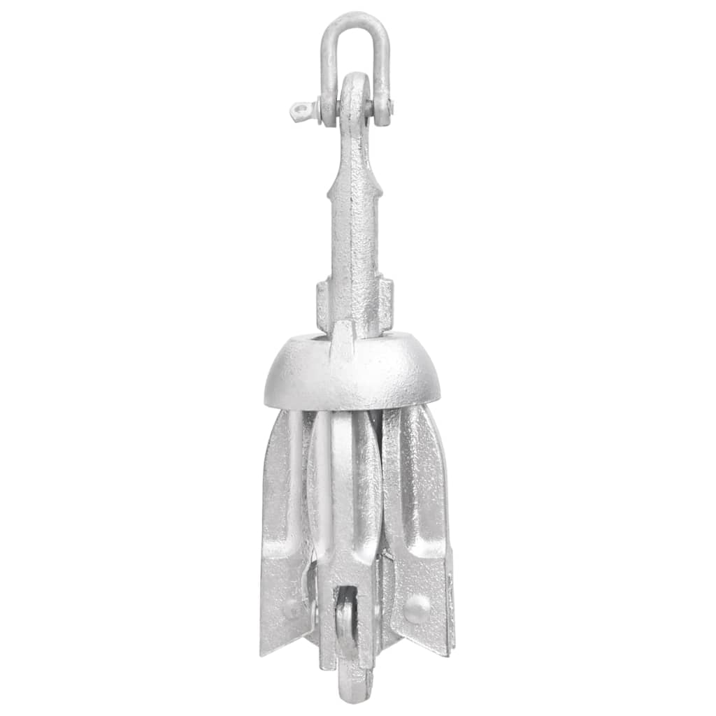 vidaXL Folding Anchor Silver 0.7 kg Malleable Iron