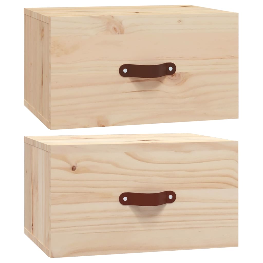 vidaXL Wall-mounted Bedside Cabinets 2 pcs 40x29.5x22 cm