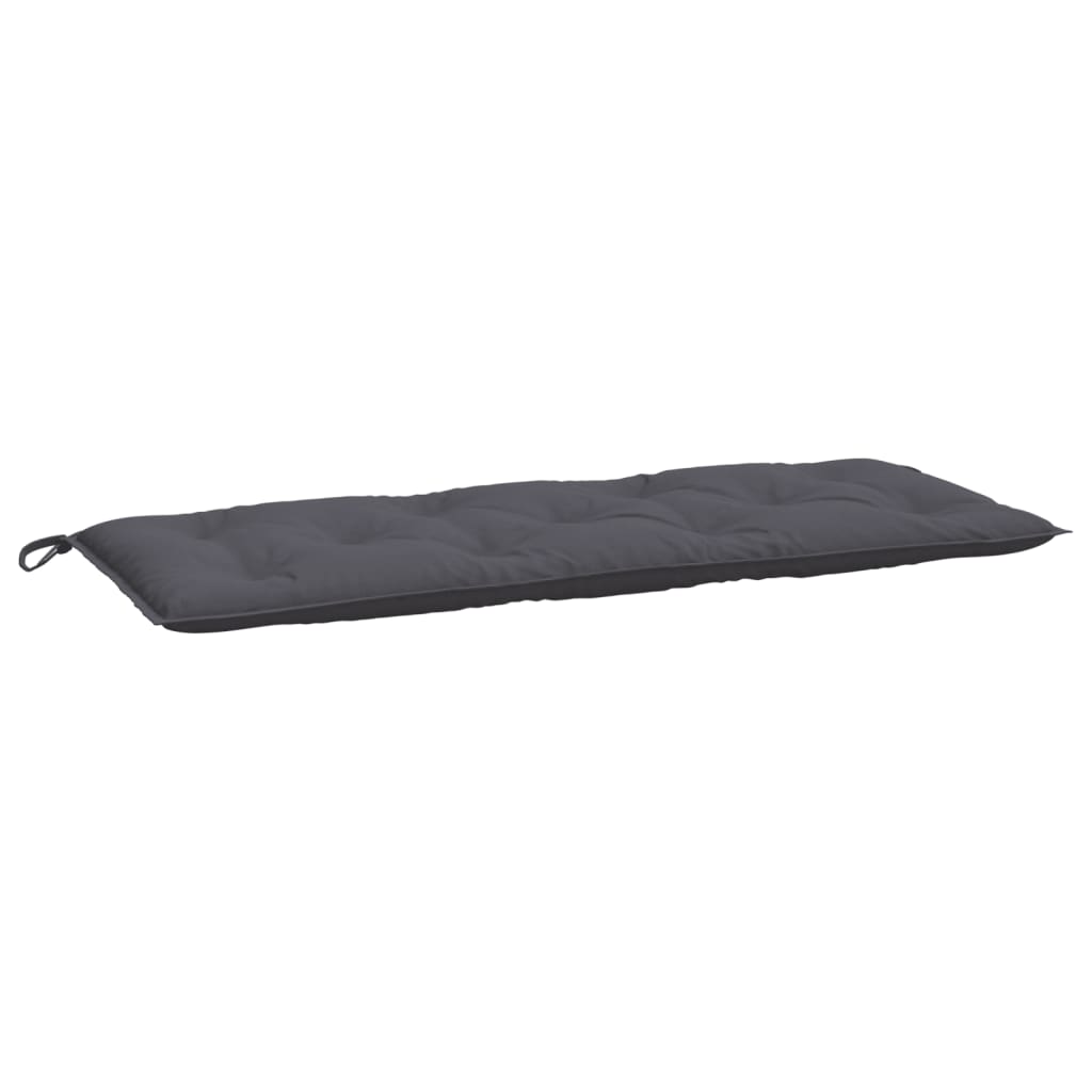 vidaXL Garden Bench Cushions 2pcs Anthracite 120x50x7cm Oxford Fabric