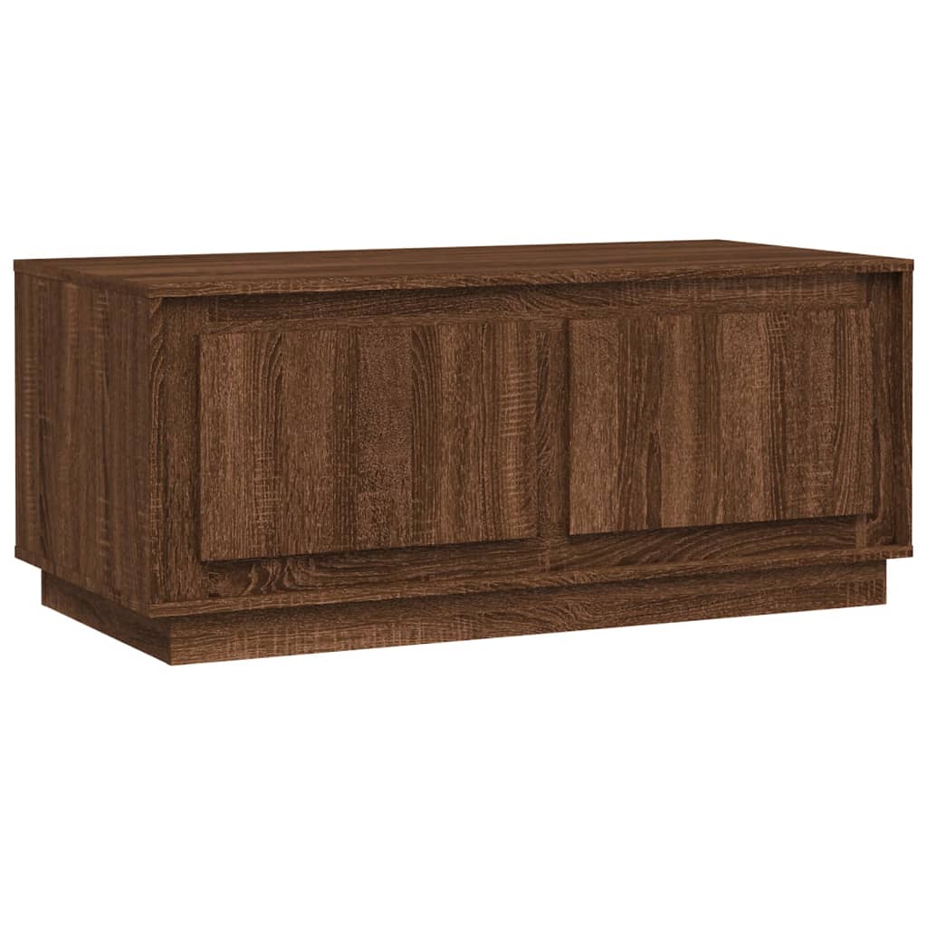 vidaXL Coffee Table Brown Oak 102x50x44 cm Engineered Wood