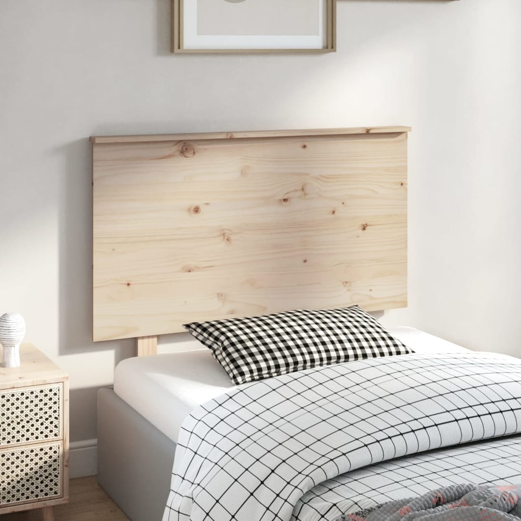 vidaXL Bed Headboard 94x6x82.5 cm Solid Wood Pine