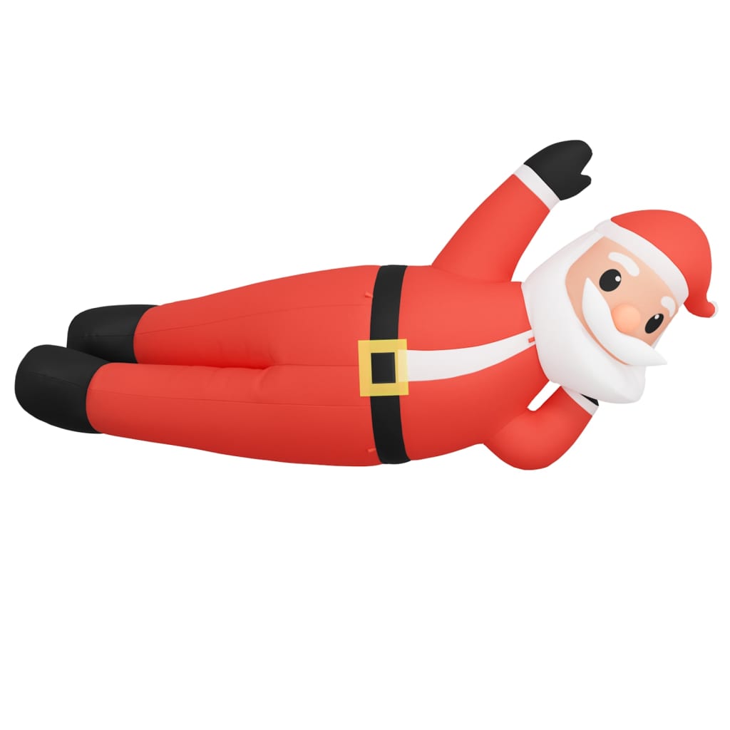 vidaXL Christmas Inflatable Lying Santa LED 160 cm